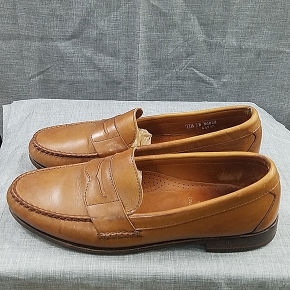 Allen Edmonds Cavanaugh Brown / Walnut penny loafers - men's size 11.5D - Picture 8 of 11